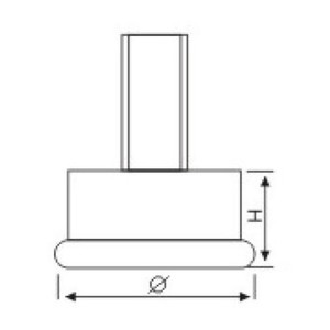 Nylon/HDPE skříňový nivelační stojan UNI-46 details